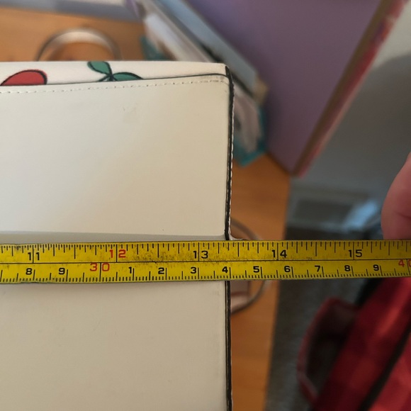 Coach Mollie Tote with Cherry Heart Print on Canvas HTF - Picture 15 of 16